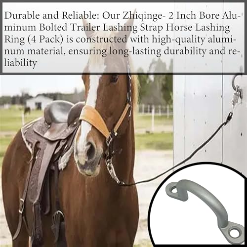 Aluminum Tie Down Ring for Horse Trailer Bolt-On