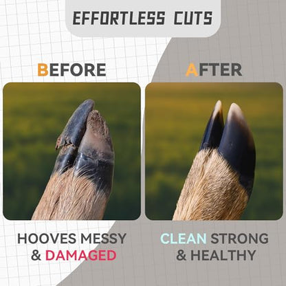 Goat Hoof Trimmers & Farrier Shears, Hoof Trimmers For Goats and Sheep - color: Curved Blade
