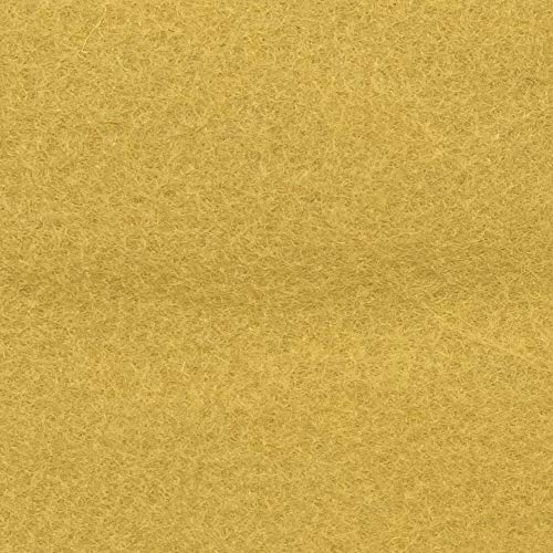 Claire's Bears 100 percentage Wool Felt, 36x36 inch Piece (1 Yard), Made in The USA (Honey)