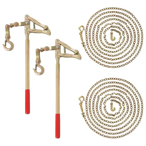 2 Pack Chain Link Fence Stretcher Tool, Steel Fence Wire Tensioner