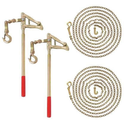 2 Pack Chain Link Fence Stretcher Tool, Steel Fence Wire Tensioner