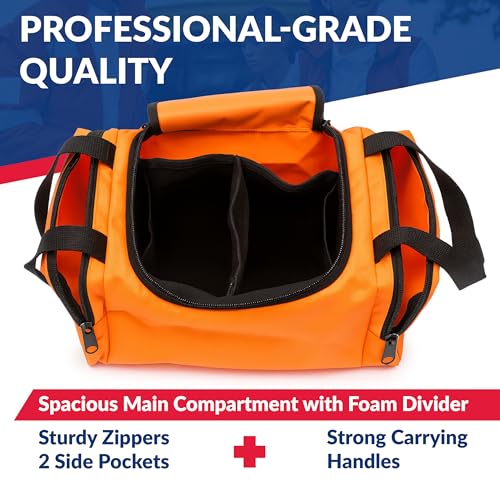 Dixie EMS Dixigear Empty First Responder II Bag 10.5" x 5" x 8" - Orange - color: Orange