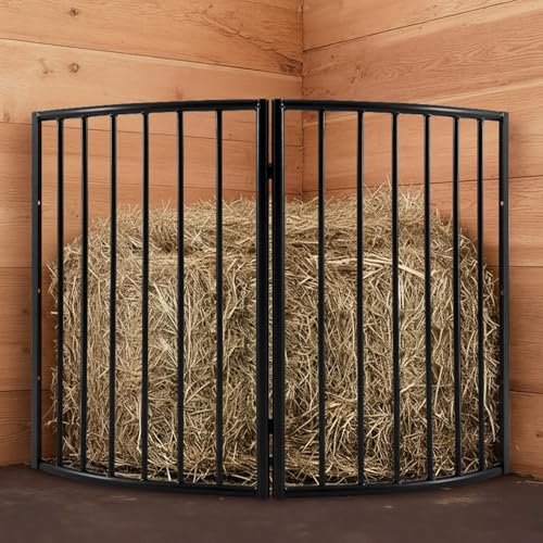Flat Wall/Corner Hay Feeder for Horse, Corner No Lid - style: Corner No Lid