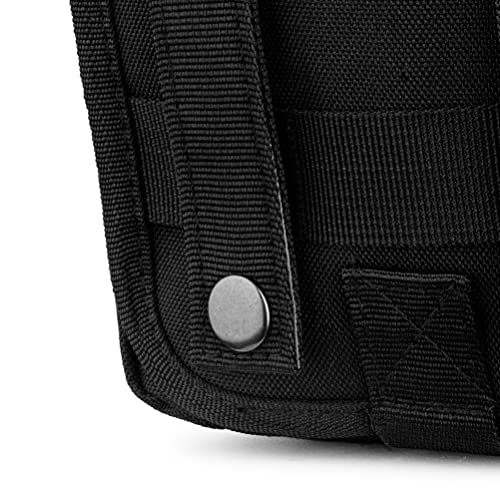 Scherber Premium IFAK Kit Trauma Pack | HSA/FSA Approved | SOF Tourniquet, QuikClot 4x4 HyFin Chest Seal, Israeli Bandage | Fully Stocked MOLLE Pouch for Gunshot, Bleeding, Major Wound Care (Black) - color: Black