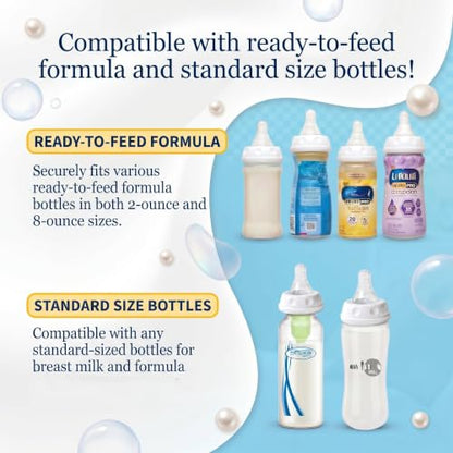 6PCS Standard Flow Nipples, 9ml/min, Reusable, Anti-Colic&Vented Nipples - color: Standard-White
