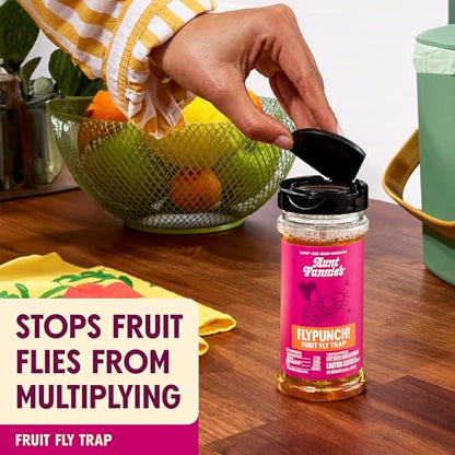Aunt Fannie's FlyPunch Fruit Fly Trap Refill, Refill up to 5 Jars, 32 oz
