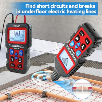 NOYAFA NF-826 Underground Cable Locator, Breakpoint Locator Tracker