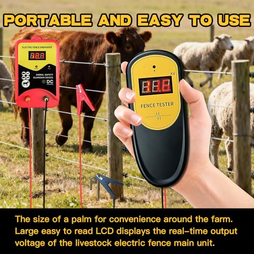 13KV Digital Electric Fence Tester, Precise Pulse Troubleshooting