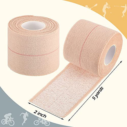 BBTO 4 Rolls Elastic Adhesive Tape Bandage, 5 Yard, 2 Inch - size: 2 Inch in Width