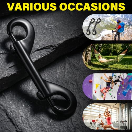 ERKOON 4.7 Inch Double End Trigger Snap Bolt Hooks for Horses (30 Pack) - size: 30 Pack