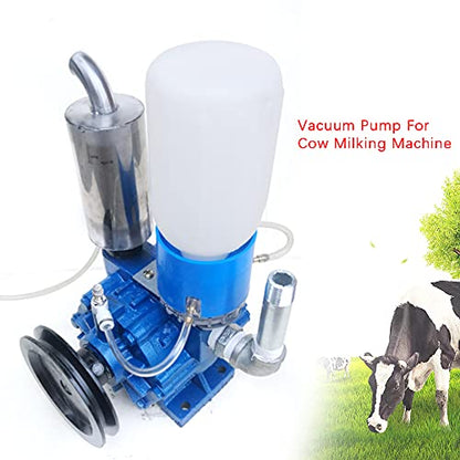 Vacuum Pump for Cow Milking Machine Milker Bucket Tank Barrel 250L/min Portable Cow Goat Milking Machine Vacuum Pump Livestock Milking Equipment Barrel Vacuum Pump 250L/min(US Stock)