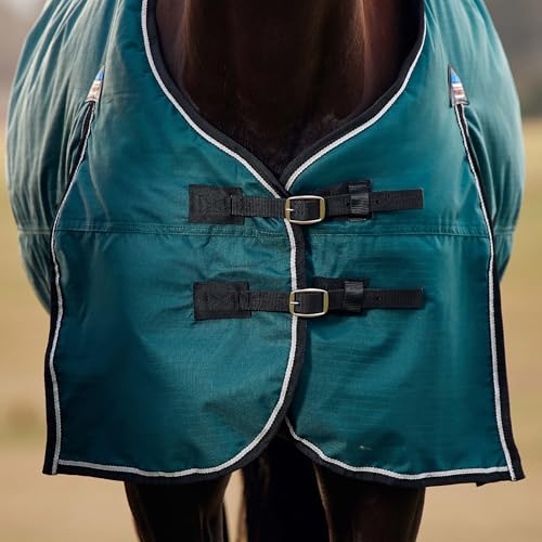 WeatherBeeta ComFiTec Classic Turnout 220g, Forest Green/Black, 63" - size: 63"