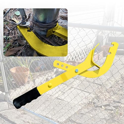 Heavy Duty Fence Stretcher Tool for Chain Link, Fence Puller Tool for Easy One Person Operation, Adjustable Pull Range, Fits 1-3/8" to 4" Posts - size: Compatible Post Size: 1-3/8" to 4"