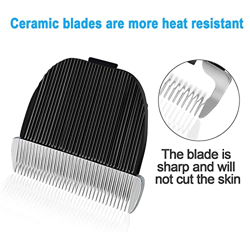 Replacement Blade Set Compatible with oneisall Low Noise Dog Clippers - color: 0.5MM+3MM+6MM