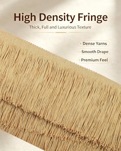 Chainette Fringe Trim 5 Yard x 4 Inches Fabric Tassel Trims - color: Light Silver, size: 4"-5Yards/R