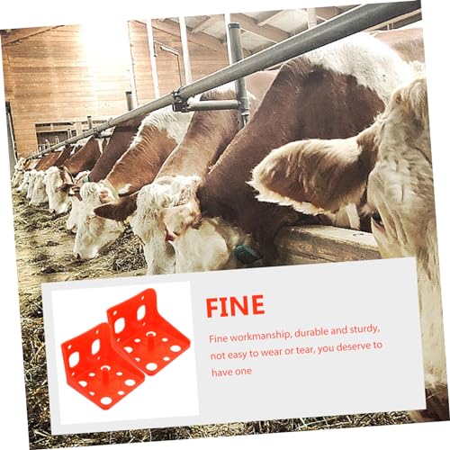 Salt Block Feeding Box Set for Cattle Sheep Livestock Farm Sturdy Plastic Holder