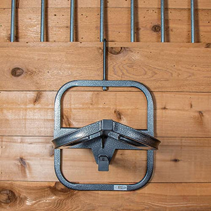 EASY-UP Pro Series Hook Over Saddle Rack with Pad Bar | Heavy-Duty & Versatile | Durable Construction | Unlimited Hanging Options | Easy Setup & Storage | 7-Year Warranty