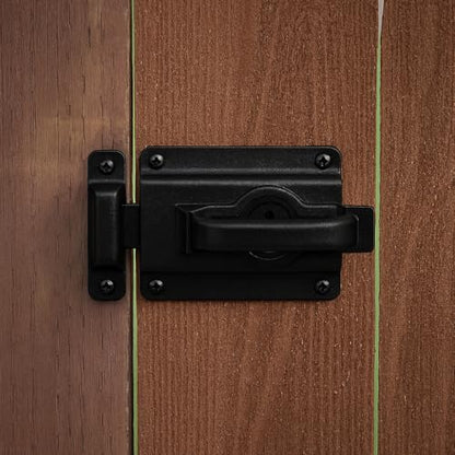 National Hardware Swinging Door Latch, Heavy Duty Steel, Black - size: 3/4 Inch