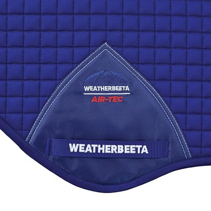 WeatherBeeta Prime Air-Tec Jump Shaped Saddle Pad - color: Cobalt, size: Large