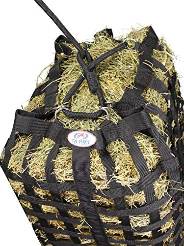 Derby Originals XL Go Around Slow Feeder Horse Hay Bag with Super Tough Bottom and 1 Year Warranty, Red, 71-7132-RED - color: Red