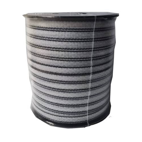 Electric Fence Poly Tape -5 Stainless Steel Conductors - 656 Feet Roll
