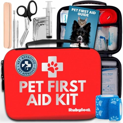 Dog First Aid Kit - Vet-Approved Emergency Kit for Dogs & Cats - Essential - size: Essential Kit