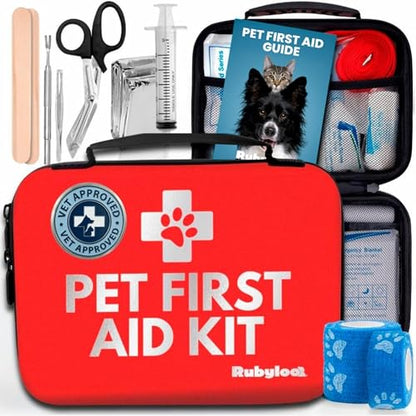 Dog First Aid Kit - Vet-Approved Emergency Kit for Dogs & Cats - Essential - size: Essential Kit