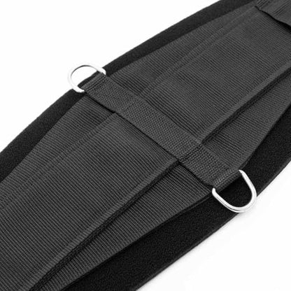 Jeffers Western Neoprene Roping Cinch for Horses, PVC Neoprene Horse Saddle Cinch, 4-Ply Nylon Web Top, Stainless Steel Hardware with Center Dee Rings, Western Horse Tack for Barrel Racing, 36" - size: 36"