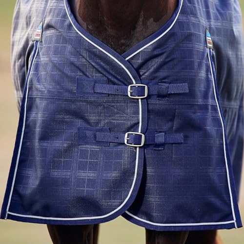 WeatherBeeta ComFiTec Prelim Turnout 0g, Navy Embossed Plaid, 87" - size: 87"