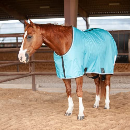 Classic Equine Closed Front Stable Sheet for Horses Turquoise XS