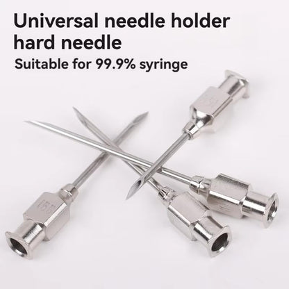 Veterinary Needles, Cattle Needle Poultry Injection Needles 12 Sticks,Suitable for Pigeons, Chickens, Ducks, Geese, Pigs, Sheep, Horses (16X25 16G) - color: 16X25 16G