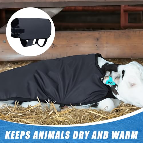 Shinylin Goat Blanket for Winter Sheep & Calf Blanket, Gray, Size XL