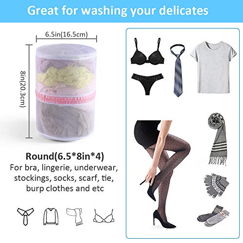 GOGOODA Mesh Laundry Bags for Delicates Durable Protective Wash Bags - size: 4 Bra Wash Bag(8*6.5in)