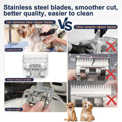 7FC Clipper Blade Compatible with Andis, Wahl and Oster Dog Clippers - color: 7FC