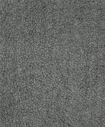 Heavy Duty Sherpa Sheep Skin 60" Wide - 21oz per Yard, 7.7mm Sold by The Yard (Gray with Black Floss) - color: Gray With Black Floss, size: Heavy Duty Sherpa