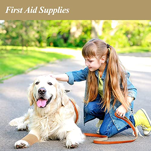 Self Adhesive Bandage Wrap,White First Aid Tape Cohesive Bandage 8 Pack - color: White Self Adhesive Bandage Wrap