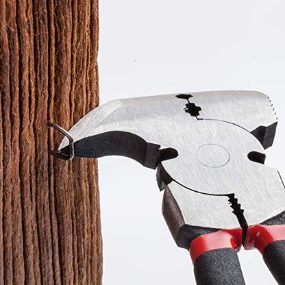 Bates - Multi-Plier Fence Tool, 10.8", Nail & Staple Puller, Cutting Pliers | Multi Function Tool for Fence Repair Nail Removal Staple Pulling Wire Cutting Construction Carpentry Gardening Use - color: Black, size: 1 Pack