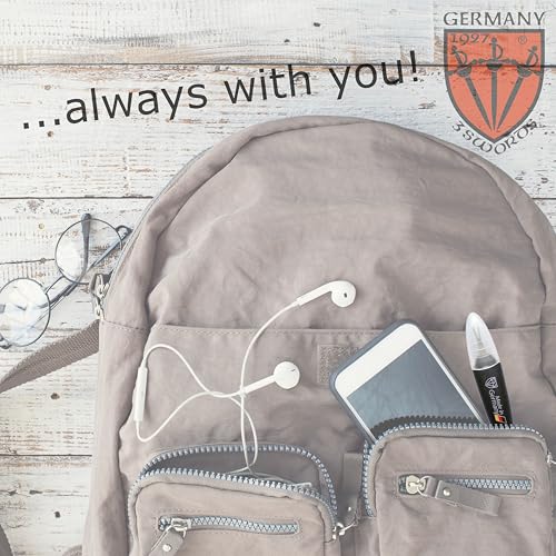 3 Swords Germany - Brand Quality Cuticle Knife Trimmer Remover Cutter (1pc.) and Cuticle Pusher Scratcher (1 pc.) Made in Germany - color: Cuticle Remover and Cuticle Pusher