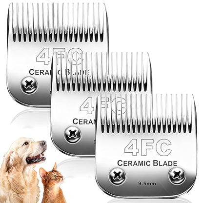 Dog Grooming Replacement Blades Compatible with Andis Dog Clipper - size: 4FC