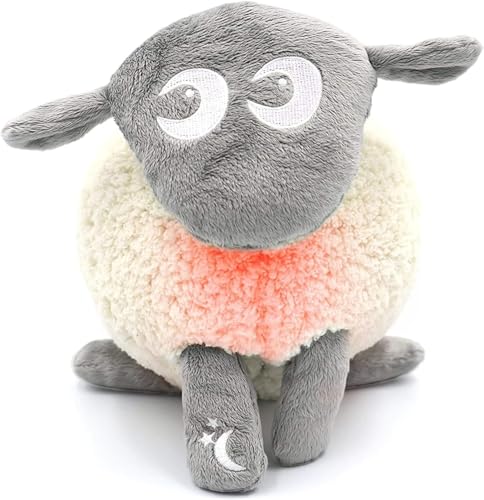 Sweet Dreamers, Rechargeable Ewan Deluxe, Gray | Baby & Toddler White Noise Sound Machine | Cry Sensor & Nightlight | 10 Soothing Sounds | Continuous or Timer Playback | Machine Washable - color: Gray