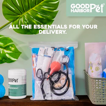 GoodHarborPet|Birthing Essentials Kit for Newborn Puppy, Kitten & Pets