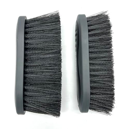 Large Horse Grooming Dandy Brush (Grey - Long Bristles) - color: Grey - Long Bristles