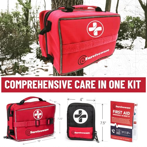 Surviveware Comprehensive Premium Survival First Aid Kit - style: Large