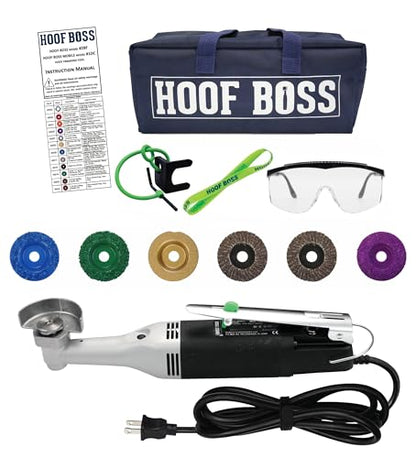 Pig Hoof Trimmers Kit, Complete 110V Electric Set with Supplies
