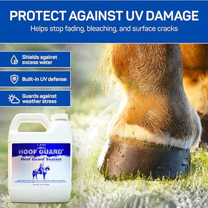 Hoof Guard Sealant Refill, Horse Hoof Protector & Hardener w/Aramid, 32 oz