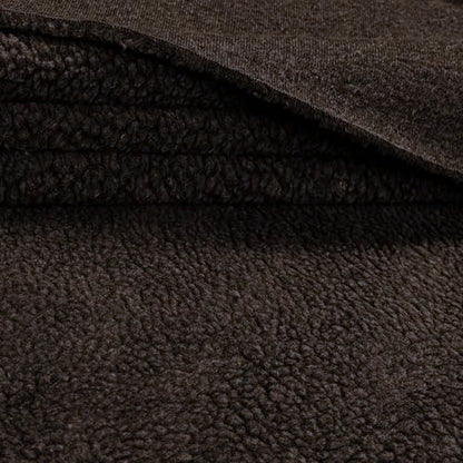 Heavy Duty Sherpa Sheep Skin 60" Wide - 21oz per Yard, 7.7mm Sold by The Yard (Taupe with Black Floss) - color: Taupe With Black Floss, size: Heavy Duty Sherpa