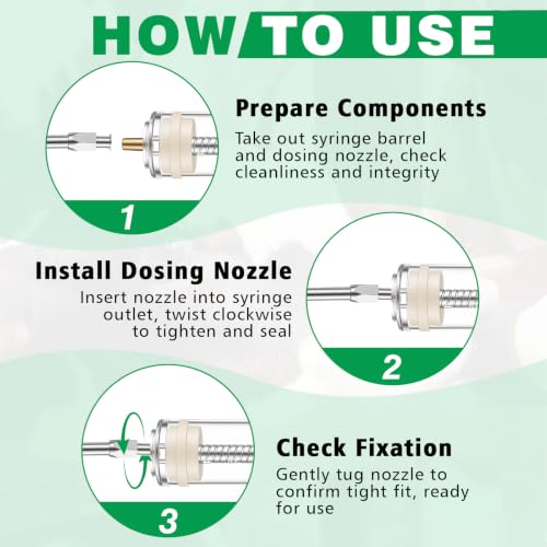 Threlaco 20ml 2 Pcs Drench Gun for Goats, Sheep & Cattle - size: 20ml