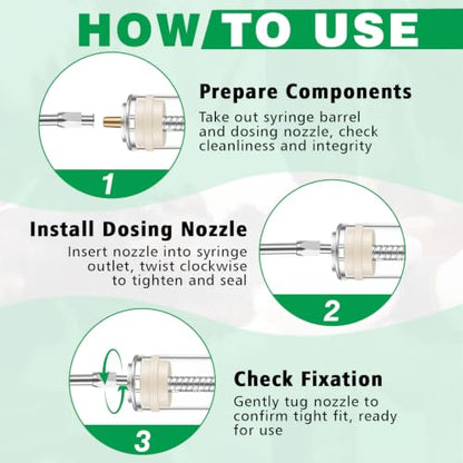 Threlaco 20ml 2 Pcs Drench Gun for Goats, Sheep & Cattle - size: 20ml