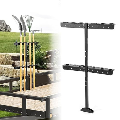 KEMIMOTO Enhanced Landscape Hand Tool Rack,Heavy-Duty Steel