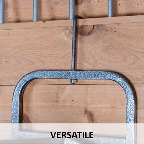 EASY-UP Pro Series Hook Over Saddle Rack with Pad Bar | Heavy-Duty & Versatile | Durable Construction | Unlimited Hanging Options | Easy Setup & Storage | 7-Year Warranty